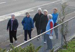 Carterton ladies walk the talk. Working with those in the community is key to a successful Walking and Cycling Strategy.